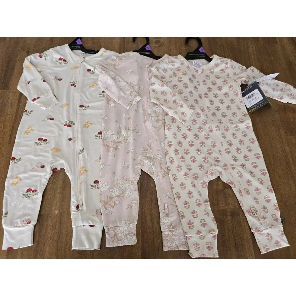 NWT Modern Moments by Gerber Baby Girls Bundle 12 Months LOT of 3